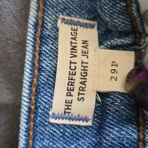 Madewell Perfect Vintage Straight Jeans 29P